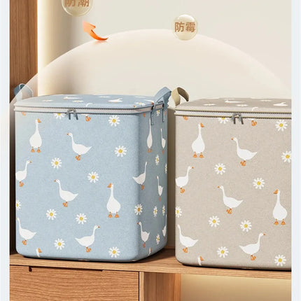 1Pc Pouch Storage Bag Organizer Used To Store Daily Necessities Foldable Waterproof Material High-Capacity