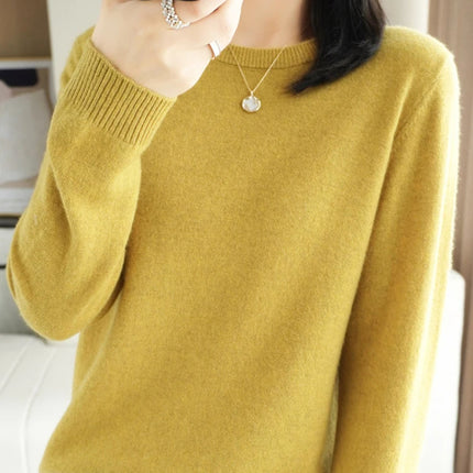 Women Sweater O-neck Autumn Winter BasicPullover Warm Casual Pulls Jumpers Korean FashionSpring Knitwear Bottoming Shirt 2023