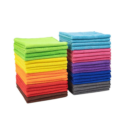 High absorption Multipurpose Microfiber Cleaning Cloths 1/10 Kit car Home cleaning Towels for House Kitchen