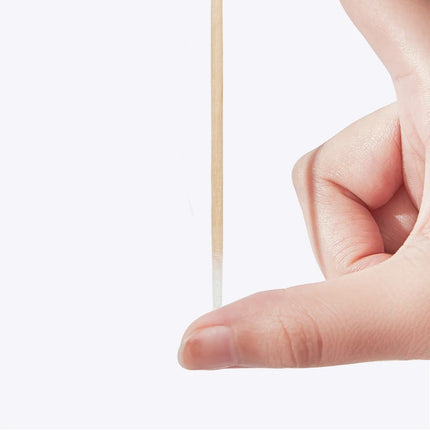 100/300 Pcs Disposable Ultra-small Cotton Swab Brush Lint Free Micro Wood Makeup Brushes Eyelash Extension Glue Removing Tools