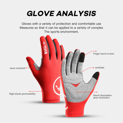 Touch Screen Long Full Fingers Half Fingers Gel Sports Cycling Gloves MTB Road Bike Riding Racing Women Men Bicycle Gloves