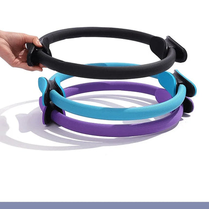 Yoga Fitness Ring Circle Pilates Women Girl Exercise Home Resistance Elasticity Gym Workout Accessories