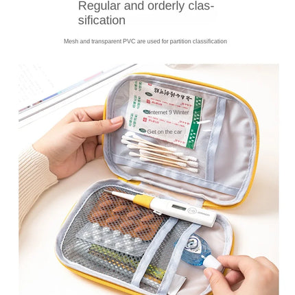 3 Pcs/set Portable Medical Storage Bag Camping Emergency First Aid Kit Organizer Home Outdoor Travel Bag