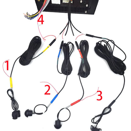 Car 360° panoramic system camera for Android multimedia screen, Android multimedia system with 360APP function