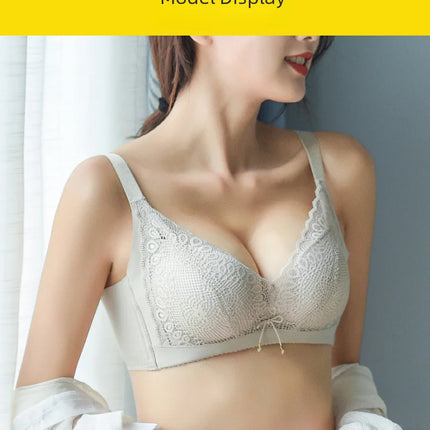 8cm Thickened Non-empty Cup Underwear Small Chest Gather Anti-sagging Hand-cup Bra Adjustable Bra Women