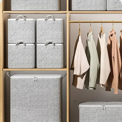 1pc Household Large Capacity Storage Bag Non-woven Material, Closet Wardrobe Organizer Can Be Used For Quilt Clothing, Toys