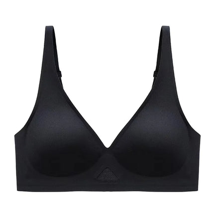 Seamless Bras For Women Wireless Bra Push Up Deep V Glossy Underwear Female Bralette Invisible Padded Brasiere Sexy Lingerie