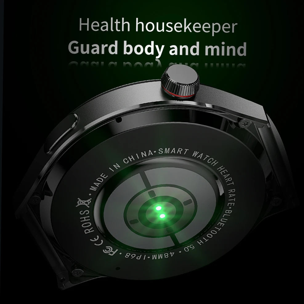 2024 New Smart Watch Heart rate Health Monitor Bluetooth Call NFC GPS Tracker IP68 Waterproof SmartWatch Men For HUAWEI GT4 Pro