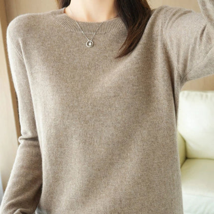 Women Sweater O-neck Autumn Winter BasicPullover Warm Casual Pulls Jumpers Korean FashionSpring Knitwear Bottoming Shirt 2023