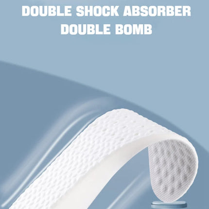 1Pair Height Increase Insole for Feet Comfort Plantar Fasciitis Shoes Insoles Men Women Sports Air Shock Absorbing Shoe Pads
