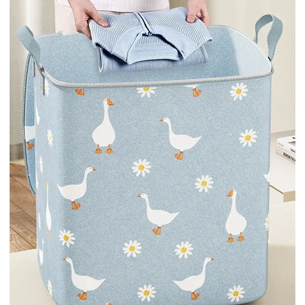 1Pc Pouch Storage Bag Organizer Used To Store Daily Necessities Foldable Waterproof Material High-Capacity