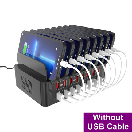 150W Universal Multi USB Fast Charger 16 Port 3.5A MAX Charging Station Stand For Ipad Iphone 14 13 Samsung S22 Xiaomi Tablet