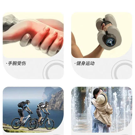 Unisex Wrist Guard Band Brace Support Carpal Tunnel Sprains Strain Gym Strap Sports Pain Relief Wrap Bandage Protective Gear