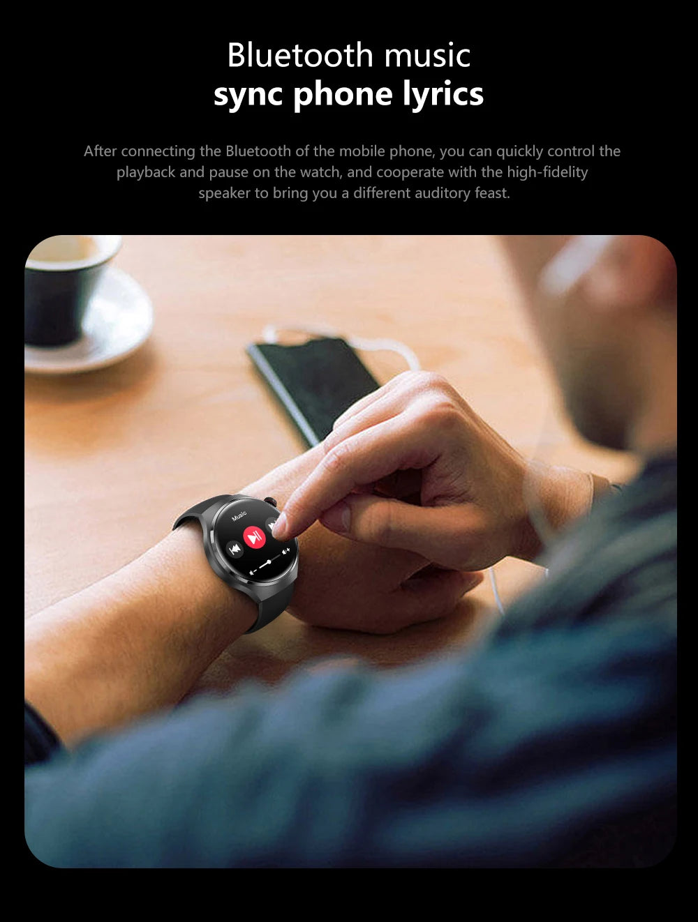 2024 New Smart Watch Heart rate Health Monitor Bluetooth Call NFC GPS Tracker IP68 Waterproof SmartWatch Men For HUAWEI GT4 Pro