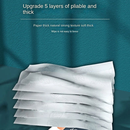 10 Packs Wholesale Eco Friendly Portable No Fluorescent Virgin Wooden Pulp Tissue Soft Comfortable 5 Ply Facial Tissue Paper
