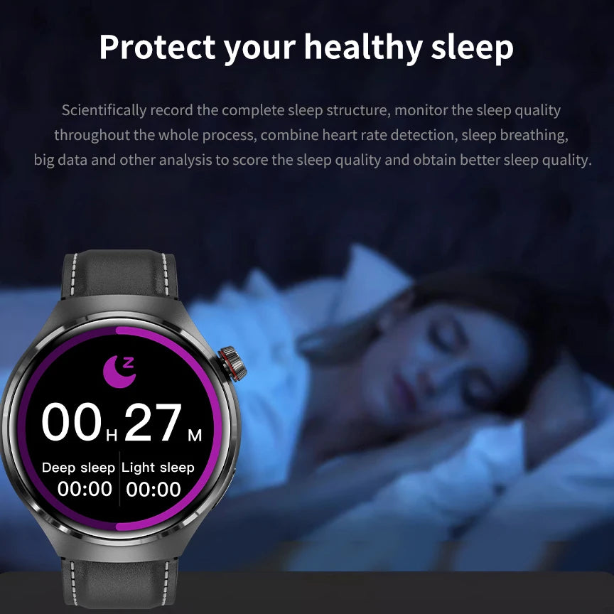 2024 New Smart Watch Heart rate Health Monitor Bluetooth Call NFC GPS Tracker IP68 Waterproof SmartWatch Men For HUAWEI GT4 Pro