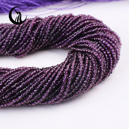 Zhe Ying 10strands/lot Tea Color Glass Beads Hydro Round Micro Faceted Crystal Loose Beads for Bracelet Necklace Accessories