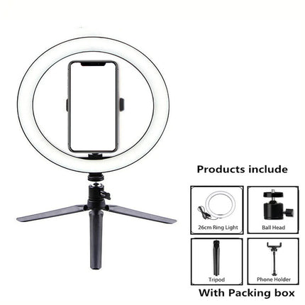 26 cm shooting light 26 cm light ring + tripod stand