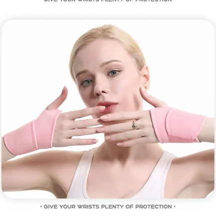 Unisex Wrist Guard Band Brace Support Carpal Tunnel Sprains Strain Gym Strap Sports Pain Relief Wrap Bandage Protective Gear