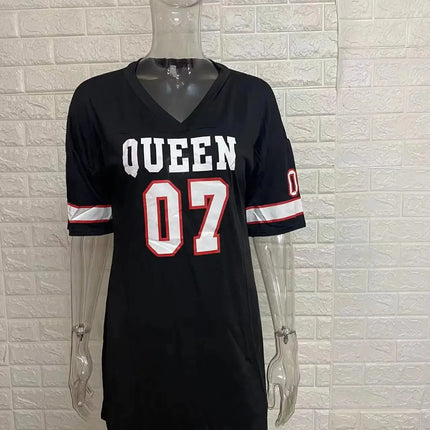 Women's New Casual Loose Fitting Cotton Linen Bohemian Sexy Sleeveless Deep V-neck Dress