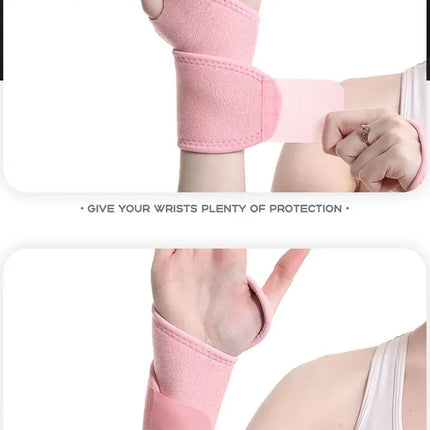 Unisex Wrist Guard Band Brace Support Carpal Tunnel Sprains Strain Gym Strap Sports Pain Relief Wrap Bandage Protective Gear