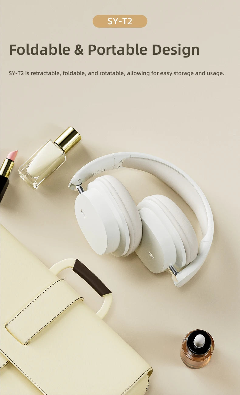 Xiaomi Mijia Wireless Headphone 3D Spatial Audio Earphone Bluetooth 5.3 Headset 40mm Driver Foldable Over Ear Headphone 70H