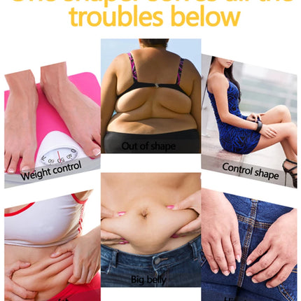 Fajas Shapewear High Compression Bodysuit Girdles with Brooches Bust for Daily and Post-Surgical Use Slimming Sheath Belly Women