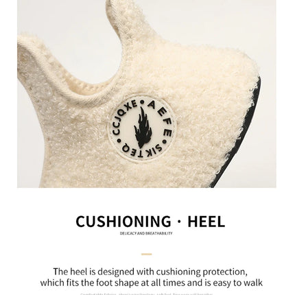 Winter Slippers Men Couples Slippers Non-slip Warm Women and Men Slipper Indoor Soft Shoes Comfortable Flat Home Cotton Shoe