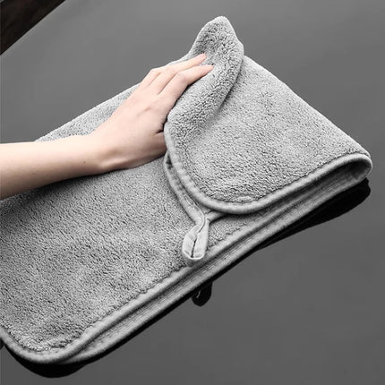 High-end Microfiber Auto Wash Towel Car Cleaning Drying Cloth Hemming Car Care Cloth Detailing Car Wash Towel