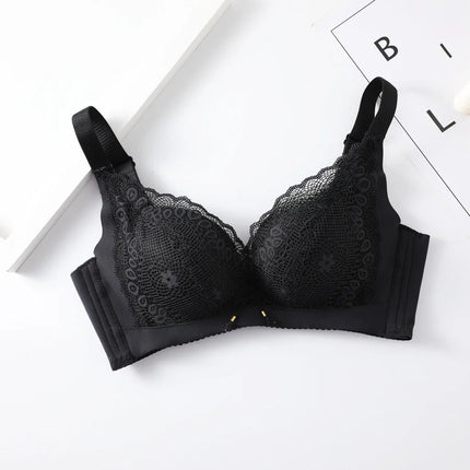 8cm Thickened Non-empty Cup Underwear Small Chest Gather Anti-sagging Hand-cup Bra Adjustable Bra Women