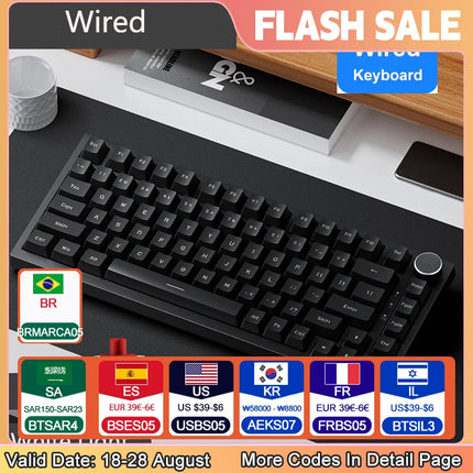 Ajazz AK820/AK820Pro gaming mechanical keyboard Bluetooth 5.1/Wireless/wired c custom keyboard with heat exchange sealed button