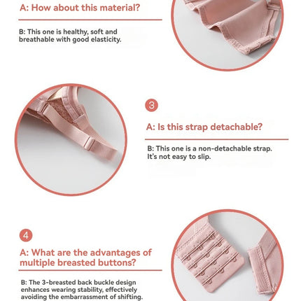 8cm Thickened Non-empty Cup Underwear Small Chest Gather Anti-sagging Hand-cup Bra Adjustable Bra Women