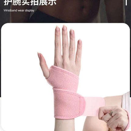 Unisex Wrist Guard Band Brace Support Carpal Tunnel Sprains Strain Gym Strap Sports Pain Relief Wrap Bandage Protective Gear