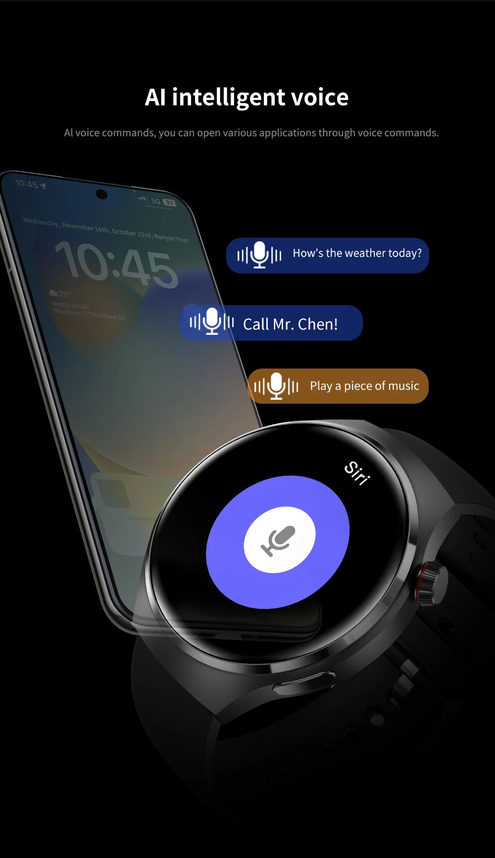 2024 New Smart Watch Heart rate Health Monitor Bluetooth Call NFC GPS Tracker IP68 Waterproof SmartWatch Men For HUAWEI GT4 Pro