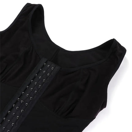 Fajas Shapewear High Compression Bodysuit Girdles with Brooches Bust for Daily and Post-Surgical Use Slimming Sheath Belly Women