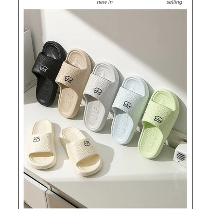 Summer Men Slippers Home Soft Sole Somfortable Good Resilience Bathroom Non-slip Beach Casual Women Colorful Silders Houseshoes