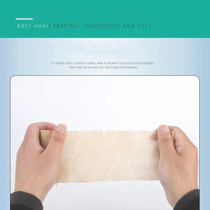 10 Rolls Athletic Wrap Tape Self Adhesive Elastic Bandage Elastoplast Sports Protector Knee Finger Shoulder Tattoo Accessories