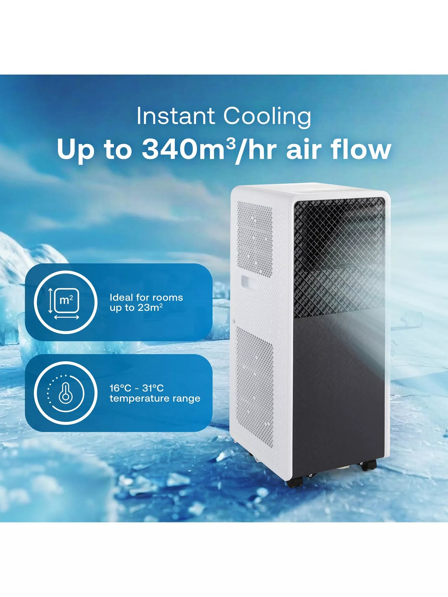 Dimplex EcoIQ Air 12KBTU Air Conditioner - White