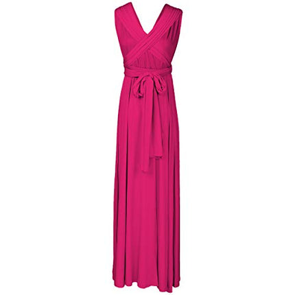 Womens Sexy Convertible Multi Way Wrap Transformer Solid Cocktail Off Shoulder Wedding Bridesmaid Evening Long Maxi Dress Floor Length Bandage Pageant Prom Ball Gowns
