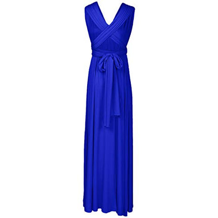 Womens Sexy Convertible Multi Way Wrap Transformer Solid Cocktail Off Shoulder Wedding Bridesmaid Evening Long Maxi Dress Floor Length Bandage Pageant Prom Ball Gowns