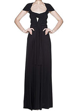 Womens Sexy Convertible Multi Way Wrap Transformer Solid Cocktail Off Shoulder Wedding Bridesmaid Evening Long Maxi Dress Floor Length Bandage Pageant Prom Ball Gowns