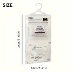 5-Pack Large Dehumidifier Bags 500ml – High Capacity Non-Electric Moisture Absorber for Closet, Wardrobe, Drawer & Home | Reusable Hanging Dehumidifiers, No Power Needed