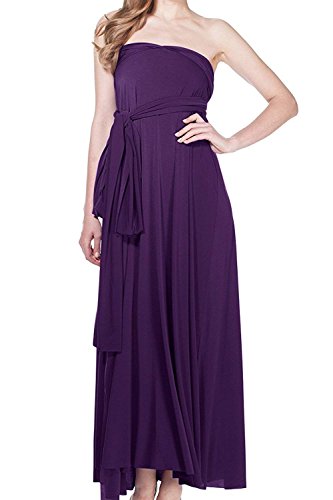 Womens Sexy Convertible Multi Way Wrap Transformer Solid Cocktail Off Shoulder Wedding Bridesmaid Evening Long Maxi Dress Floor Length Bandage Pageant Prom Ball Gowns