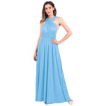 Womens Sexy Convertible Multi Way Wrap Transformer Solid Cocktail Off Shoulder Wedding Bridesmaid Evening Long Maxi Dress Floor Length Bandage Pageant Prom Ball Gowns