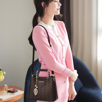 Women's Vintage Fashion Print Handbag