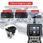 Professional OBDII/EOBD Car Diagnostic Scanner Tool – High-End Code Reader with Battery Tester, I/M Readiness Check & Fault Code Remover – Compatible with All OBD II Protocol Cars Since 1996, No Battery Required