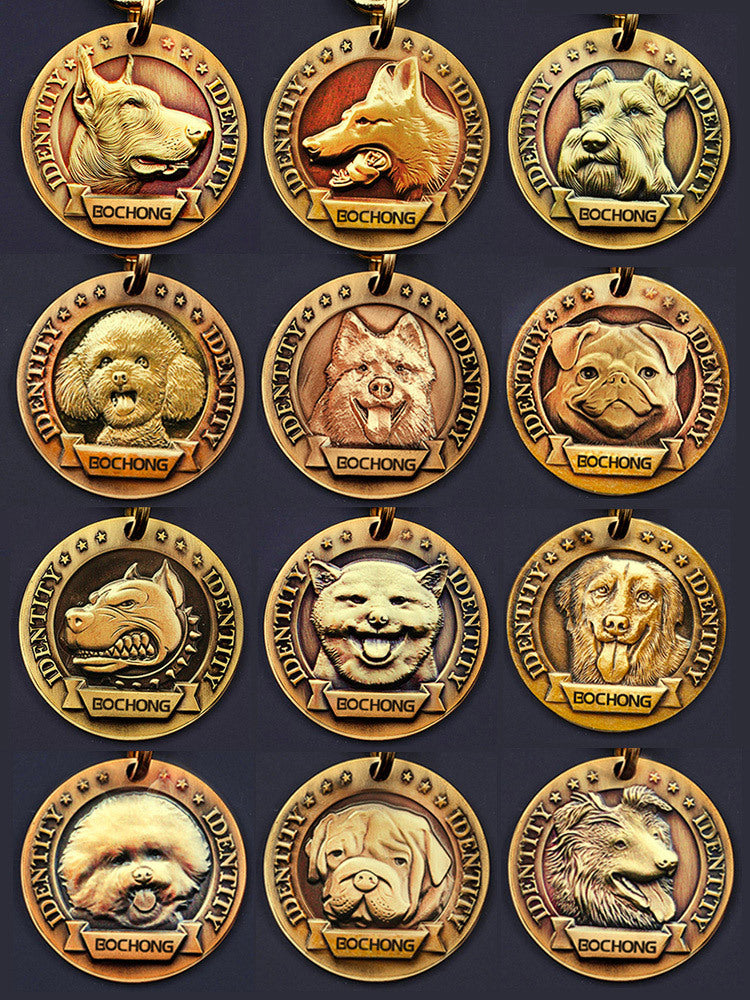 Customized Dog Collar Anti-lost Dog Tag Identity Tag