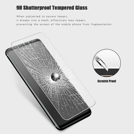 4PCS Tempered Glass for Google Pixel 9 8 Pro 9A 8A 7 7A 6 6A 5 4A 4 XL 3 9H Protective Transparent Screen Protector Film Glass