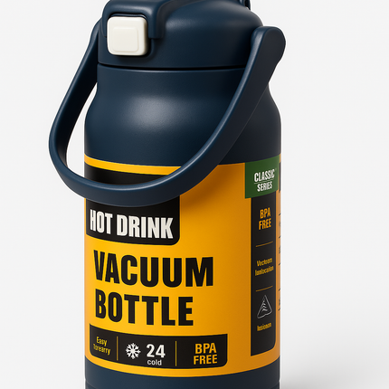 800ML Outdoor Thermos Mug – 304 Stainless Steel Thermal Tumbler with Straw | Vacuum Flask Water Bottle for Hot & Cold Drinks, Sports & Travel