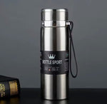 1L Thermal Water Bottle – Stainless Steel Vacuum Flask, Hot & Cold Insulated Thermos Bottle for Water, Tea & Coffee